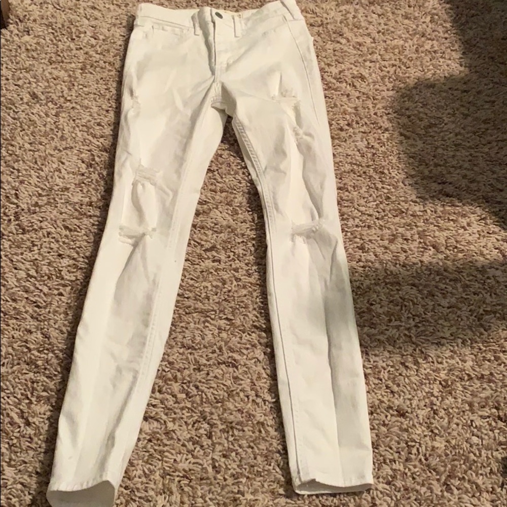 White Hollister Jeans